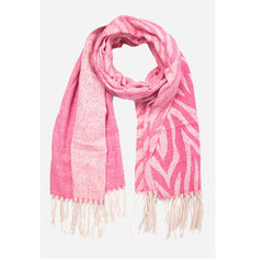 Fuchsia Zebra Print Scarf