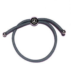 Woven Bracelet - small mid grey