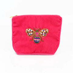 Love bee Velvet small purse