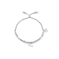 Silver Gemstone bracelet