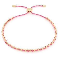 Braid pink and gold Bracelet