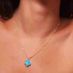 Clover Turquoise necklace