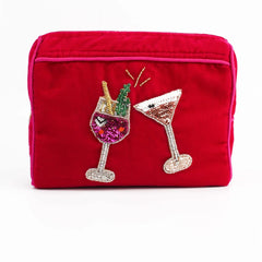 Pink Fizz and Expresso Medium Pouch