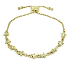 Gold star bracelet