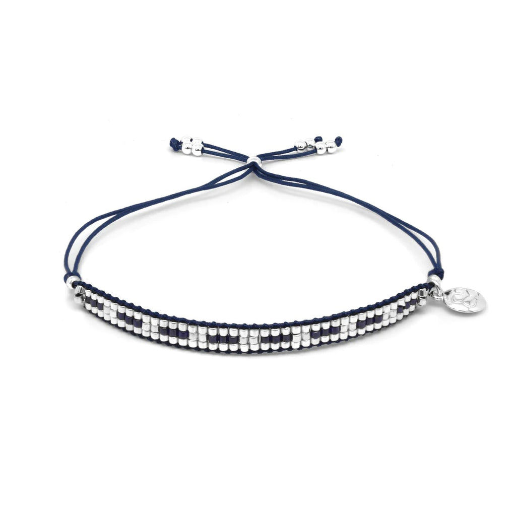Starshine Navy Silver Bracelet