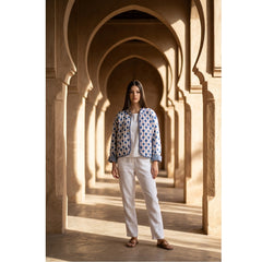 Blue reversable Summer Jacket