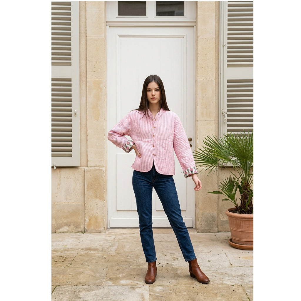 Pink reversable Summer Jacket