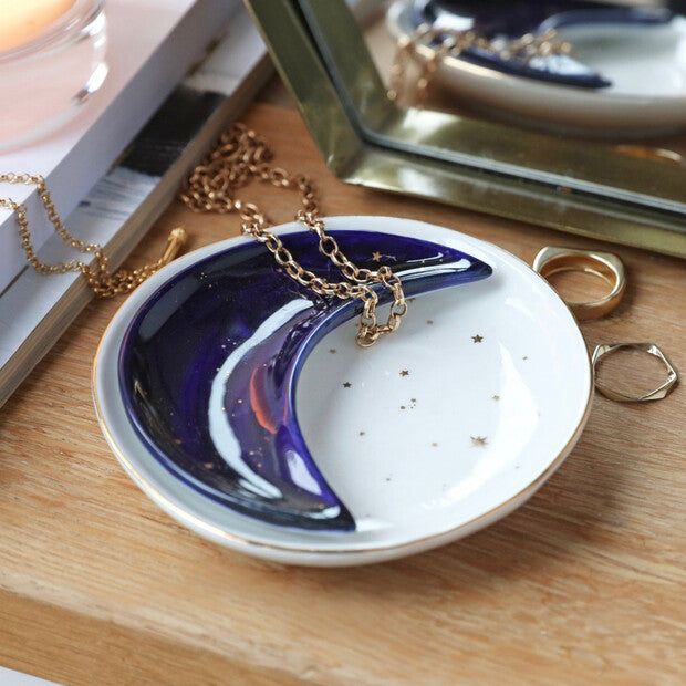 Nesting moon trinket dish set