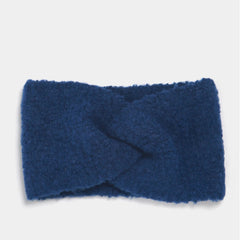 Royal blue knitted headband