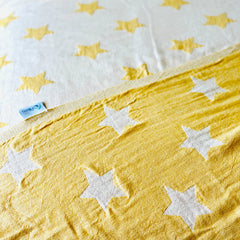 Tumeric Large Star hamam towel