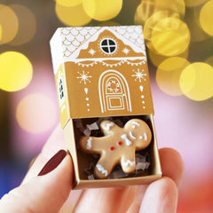 Tiny matchbox Gingerbread Man
