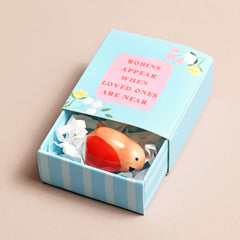 Tiny matchbox Robin