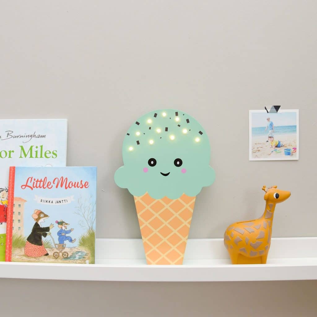 Light Up Green Ice Cream