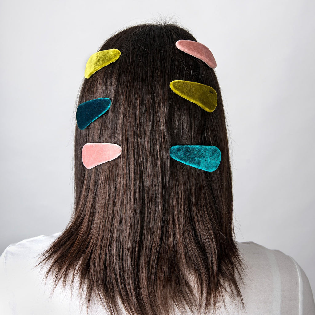 Pink Velvet Hairclip
