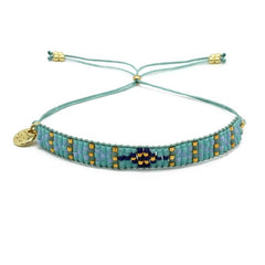 Blue beaded Friendship Bracelet