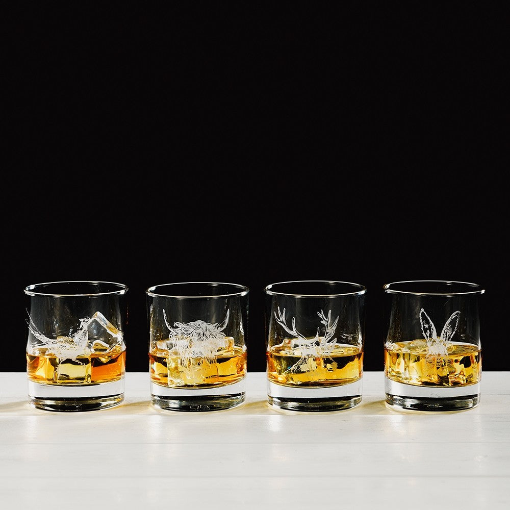 Engraved Glass Gift Set