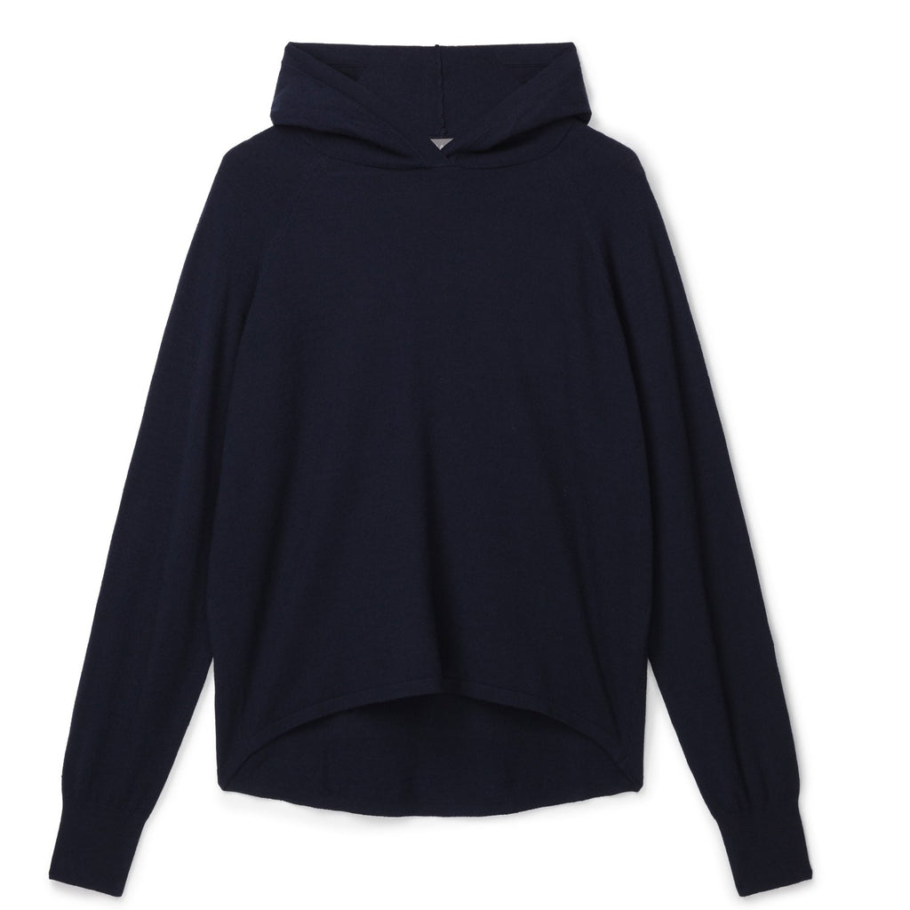 navy hoody jumper