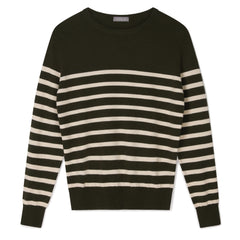 Dark Olive Stripe jumper