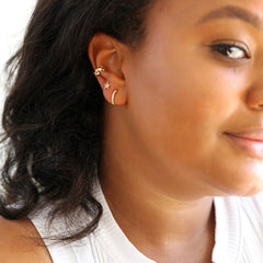 Star Ear cuff in gold